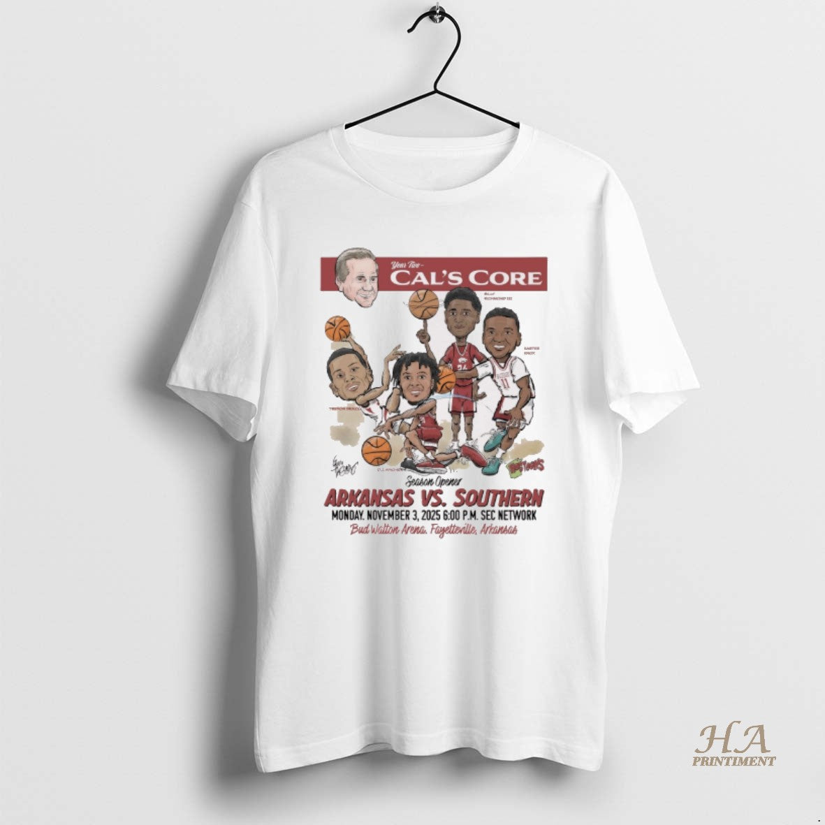 Official Year Two Cals Core Season Opener Arkansas Vs Southern November 3 2025 Bud Walton Shirt Hoodie Sweatshirt