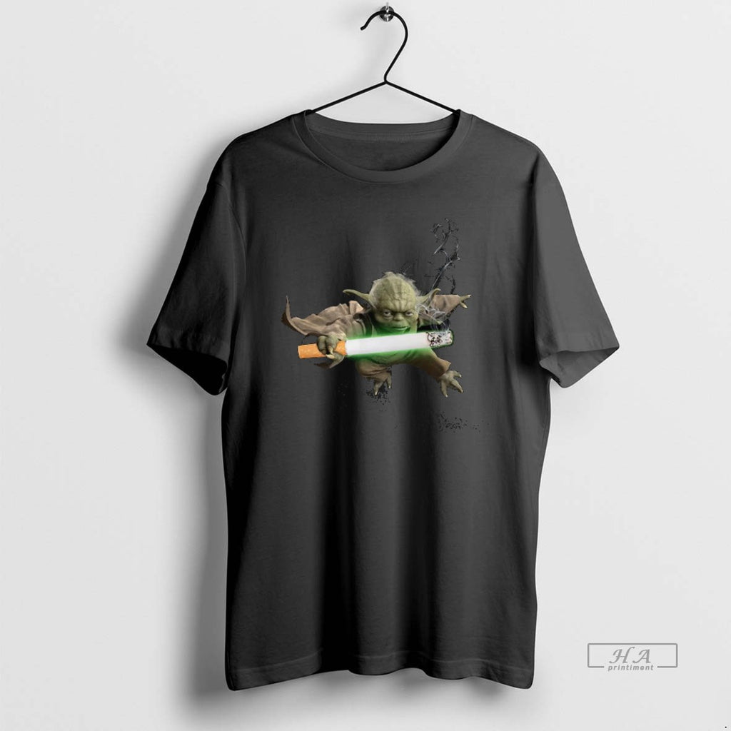 Official Yoda Cigarette Meme Shirt Hoodie Sweatshirt | PurePodTees.com
