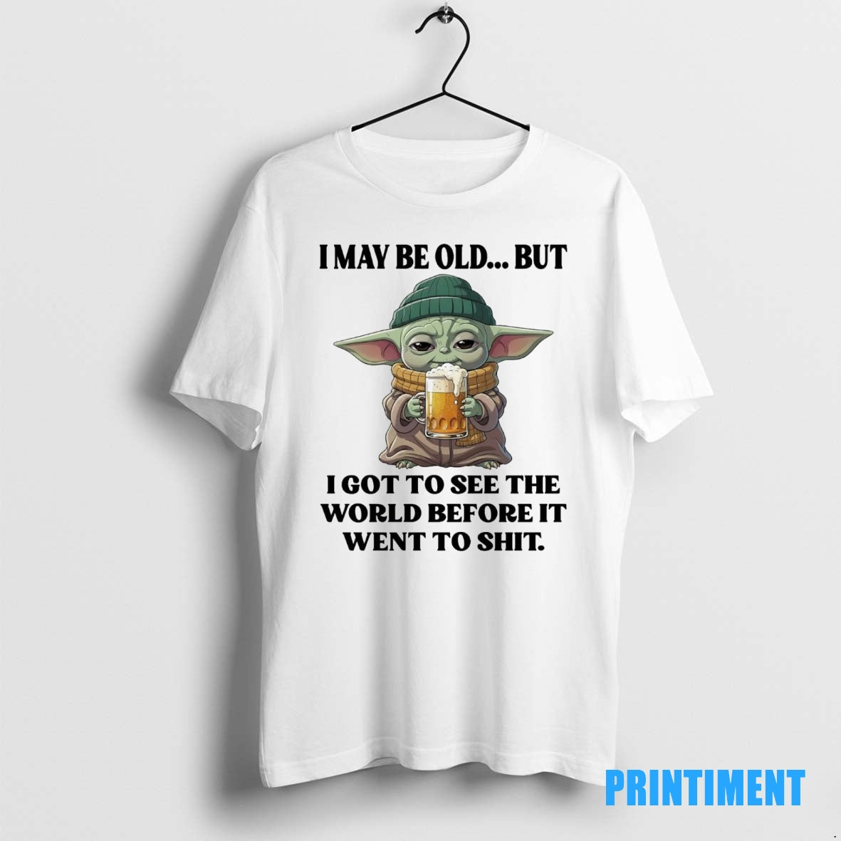 Official Yoda I May Be Old But I Got To See The World Before It Shirt Hoodie Sweatshirt | PurePodTees.com