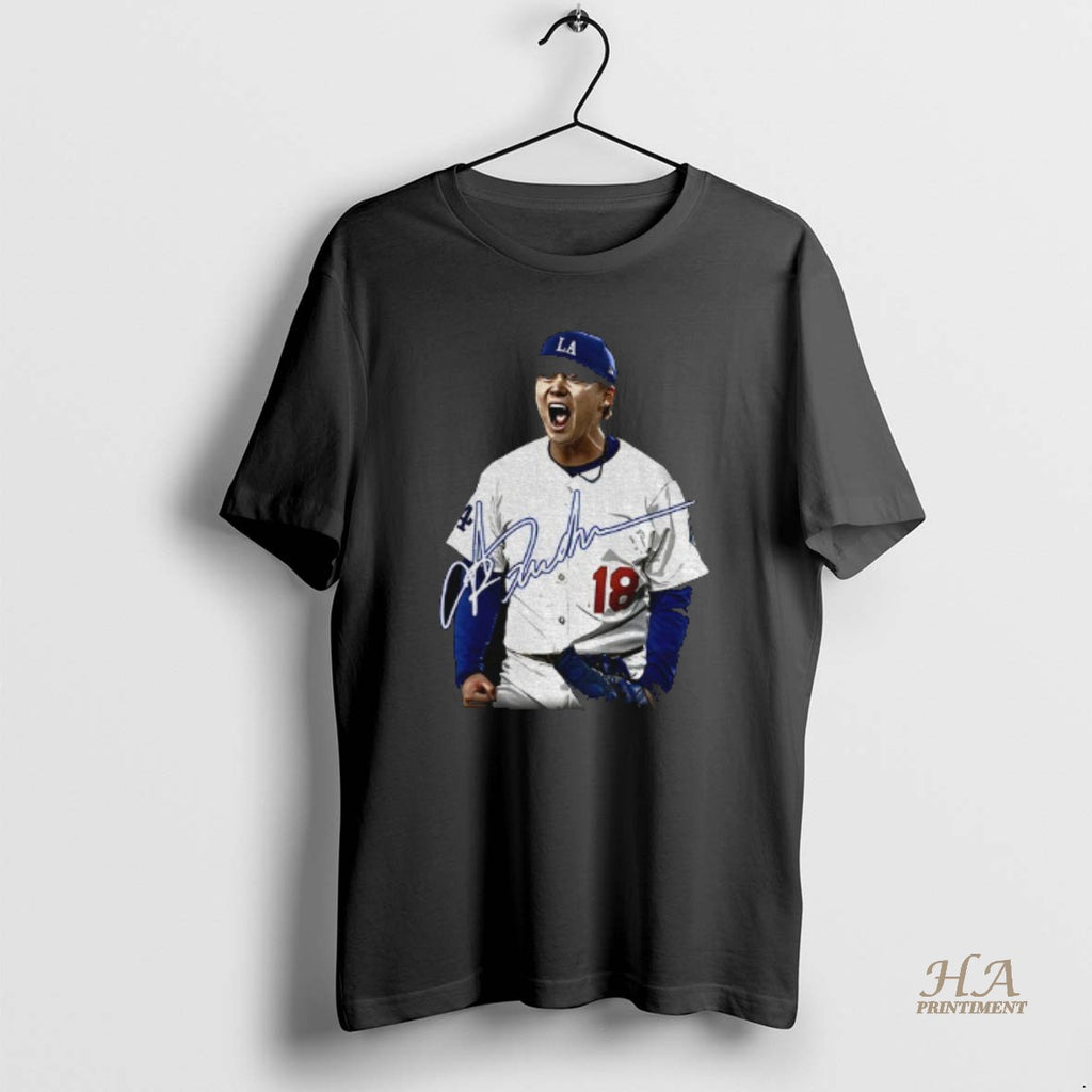 Official Yoshinobu Yamamoto 18 Los Angeles Dodgers Mvp Baseball World Series 2025 Signature Shirt Hoodie Sweatshirt