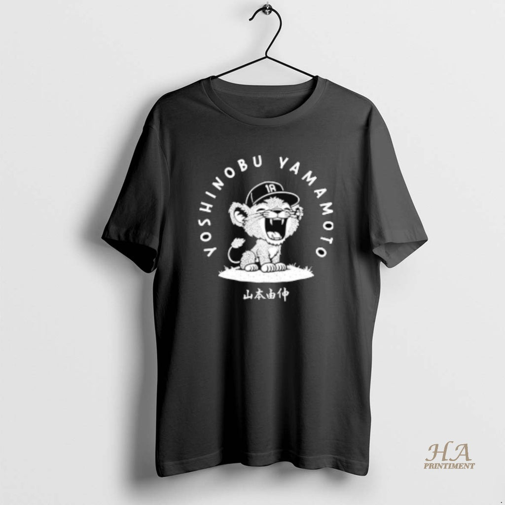 Official Yoshinobu Yamamoto Baby Lion Dodgers Shirt Hoodie Sweatshirt | PurePodTees.com