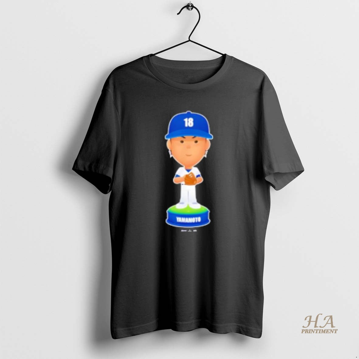 Official Yoshinobu Yamamoto Los Angeles Baseball Bobblehead Shirt Hoodie Sweatshirt | PurePodTees.com