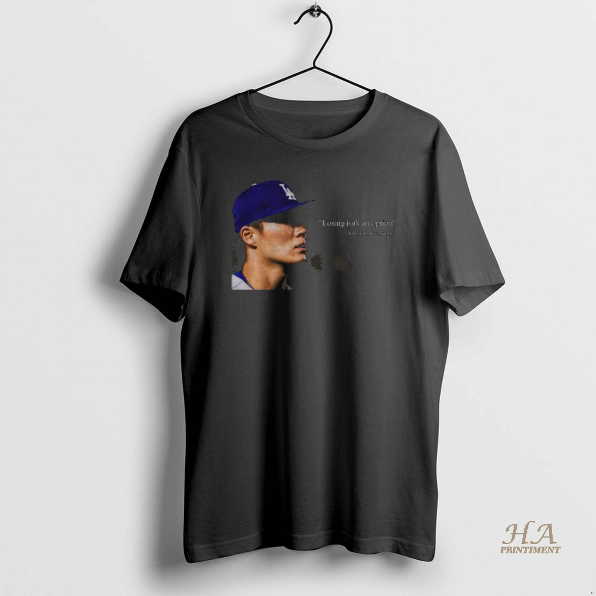 Official Yoshinobu Yamamoto Los Angeles Dodgers Mlb Baseball Losing Isnt An Option Shirt Hoodie Sweatshirt | PurePodTees.com