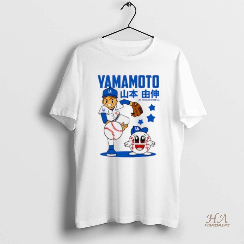 Official Yoshinobu Yamamoto Los Angeles Dodgers Superstar Cartoon Shirt Hoodie Sweatshirt | PurePodTees.com