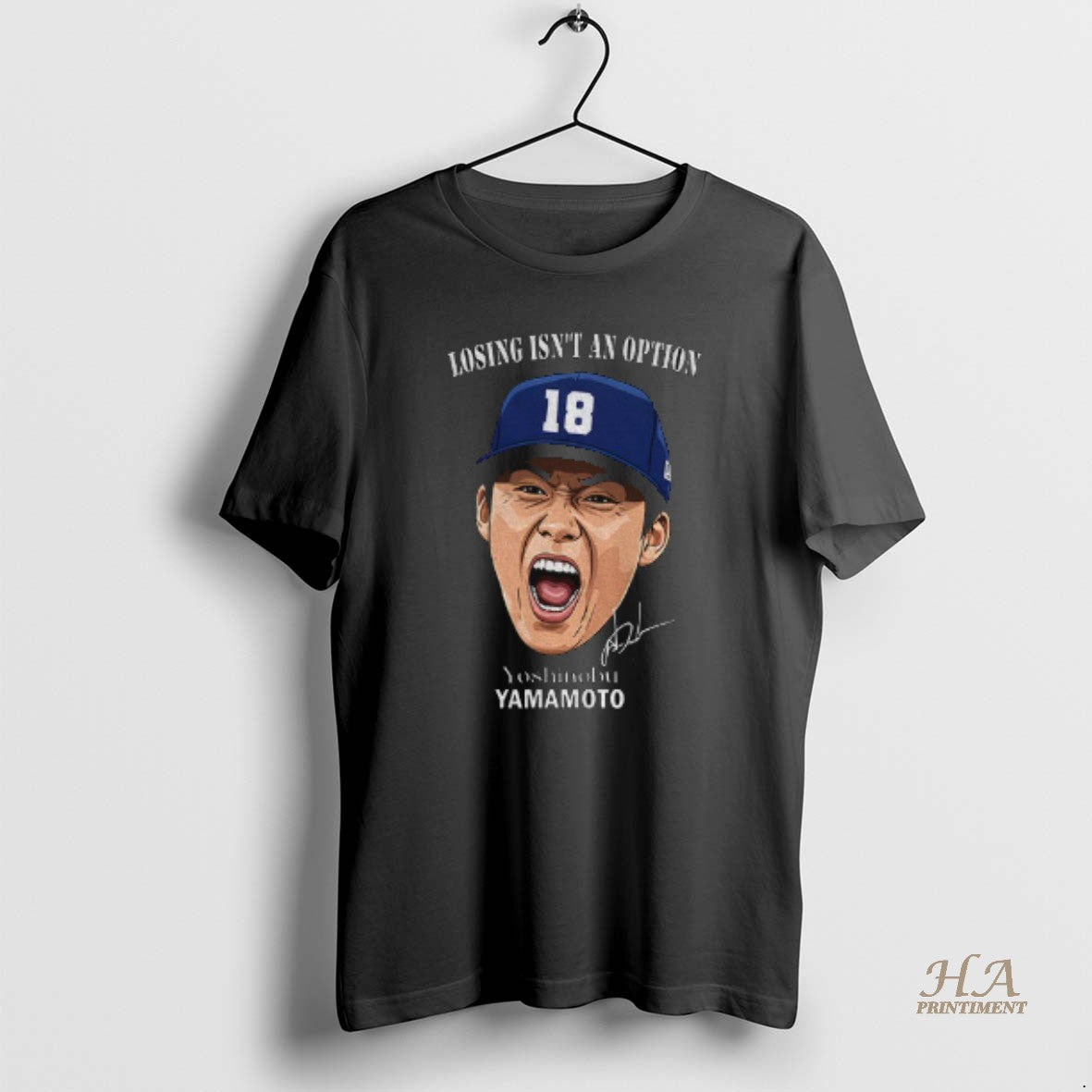 Official Yoshinobu Yamamoto Losing Isnt An Option Los Angeles Dodgers Mlb Baseball Signature Shirt Hoodie Sweatshirt