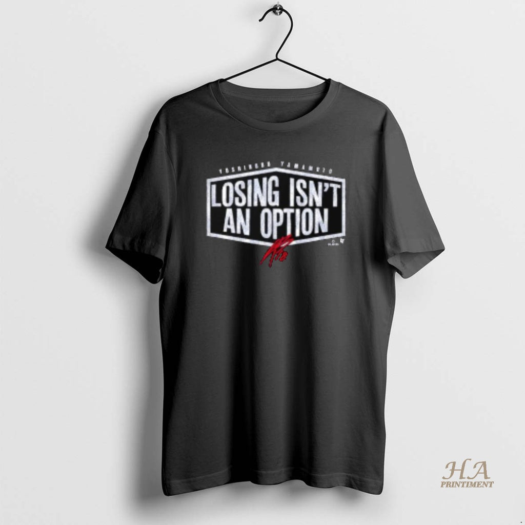 Official Yoshinobu Yamamoto Losing Isnt An Option La Baseball Shirt Hoodie Sweatshirt | PurePodTees.com