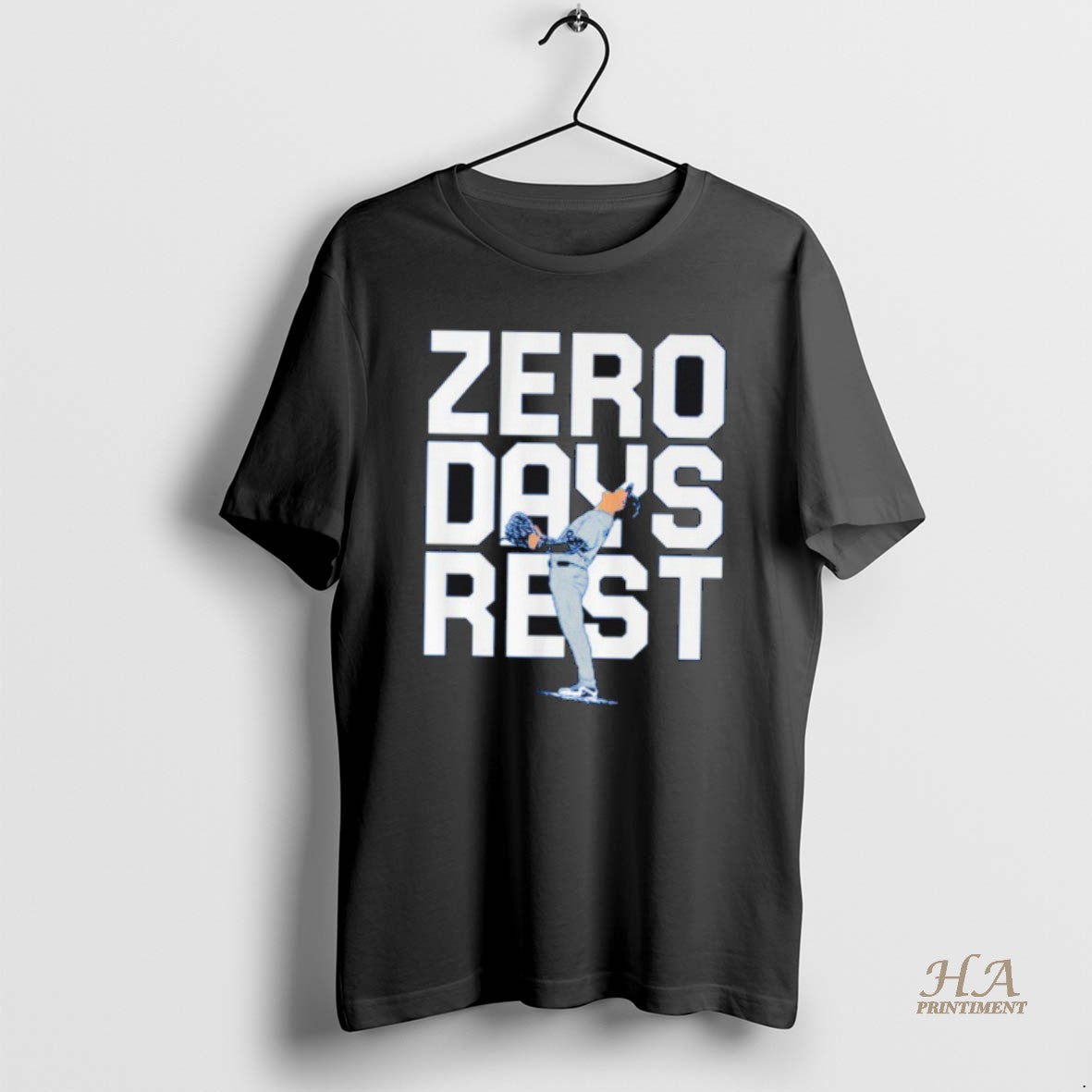 Official Yoshinobu Yamamoto Mlb Dodgers Zero Days Rest Shirt Hoodie Sweatshirt | PurePodTees.com