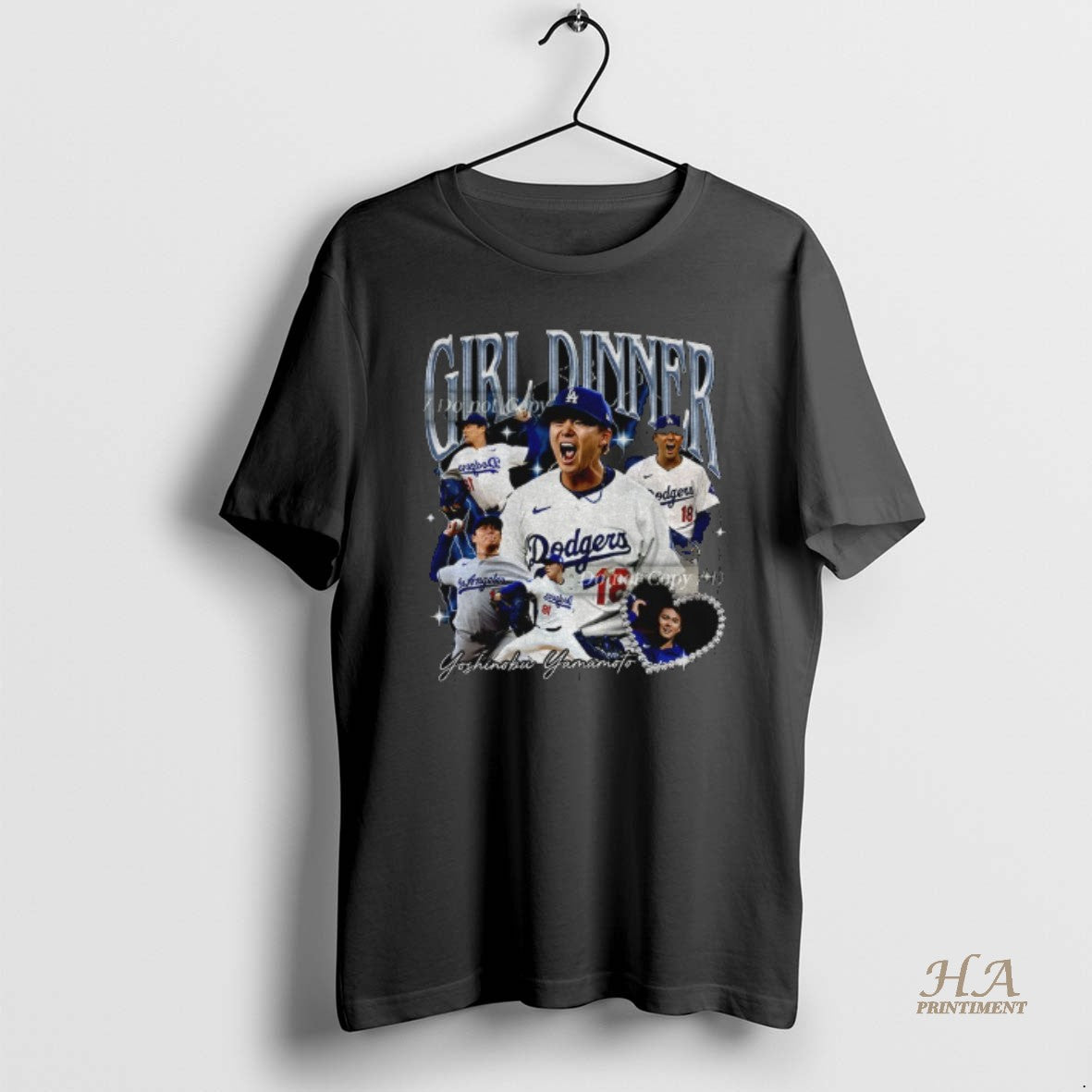 Official Yoshinobu Yamamoto Mvp Girl Dinner Los Angeles Dodgers World Series Champions 2025 Graphic Shirt Hoodie Sweatshirt