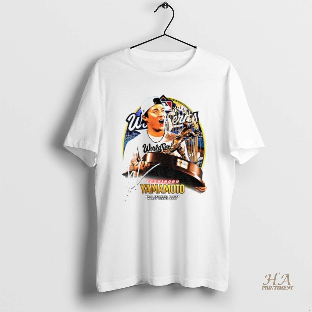 Official Yoshinobu Yamamoto Mvp Most Valuegue Player World Series 2025 Mlb Signature Shirt Hoodie Sweatshirt