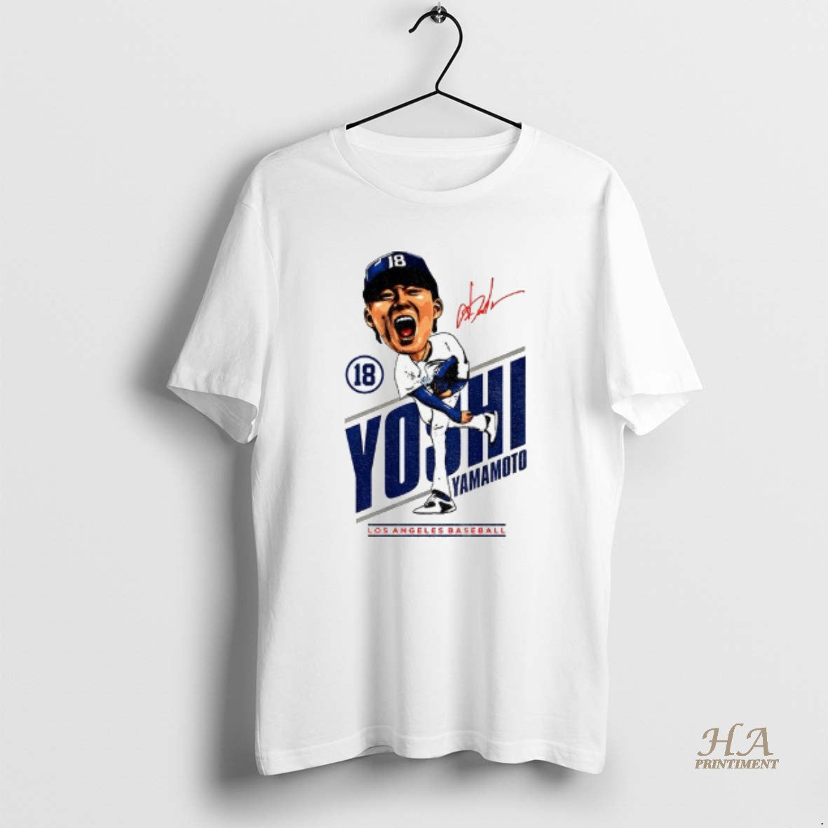 Official Yoshinobu Yamamoto Mvp Big Head Signature Los Angeles Dodgers Mlb 2025 World Series Shirt Hoodie Sweatshirt