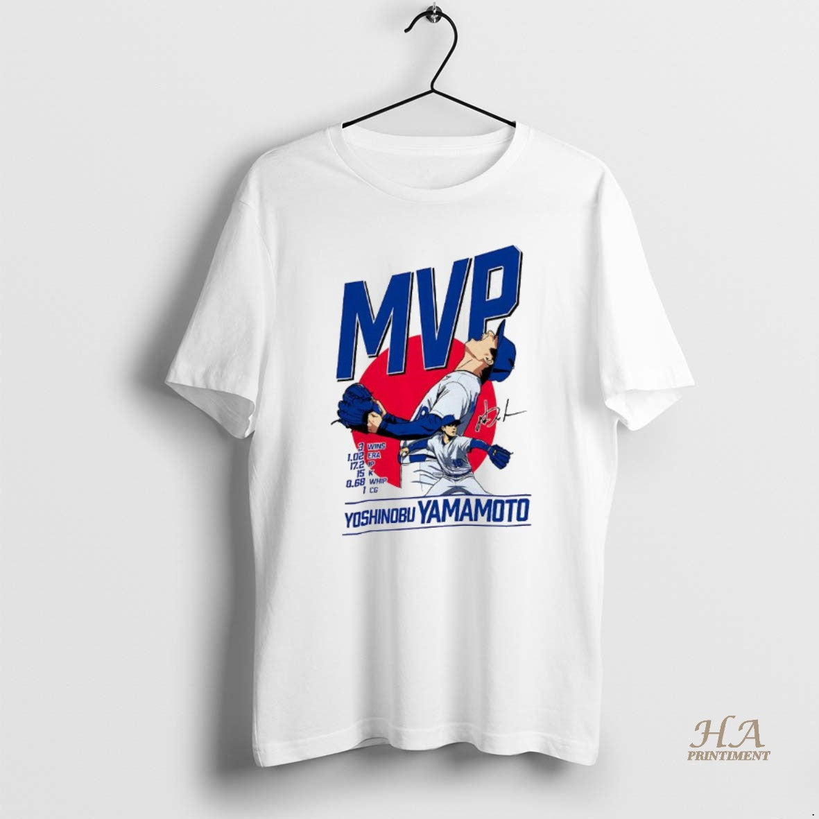 Official Yoshinobu Yamamoto World Series 2025 Mvp Sun Signature Shirt Hoodie Sweatshirt | PurePodTees.com