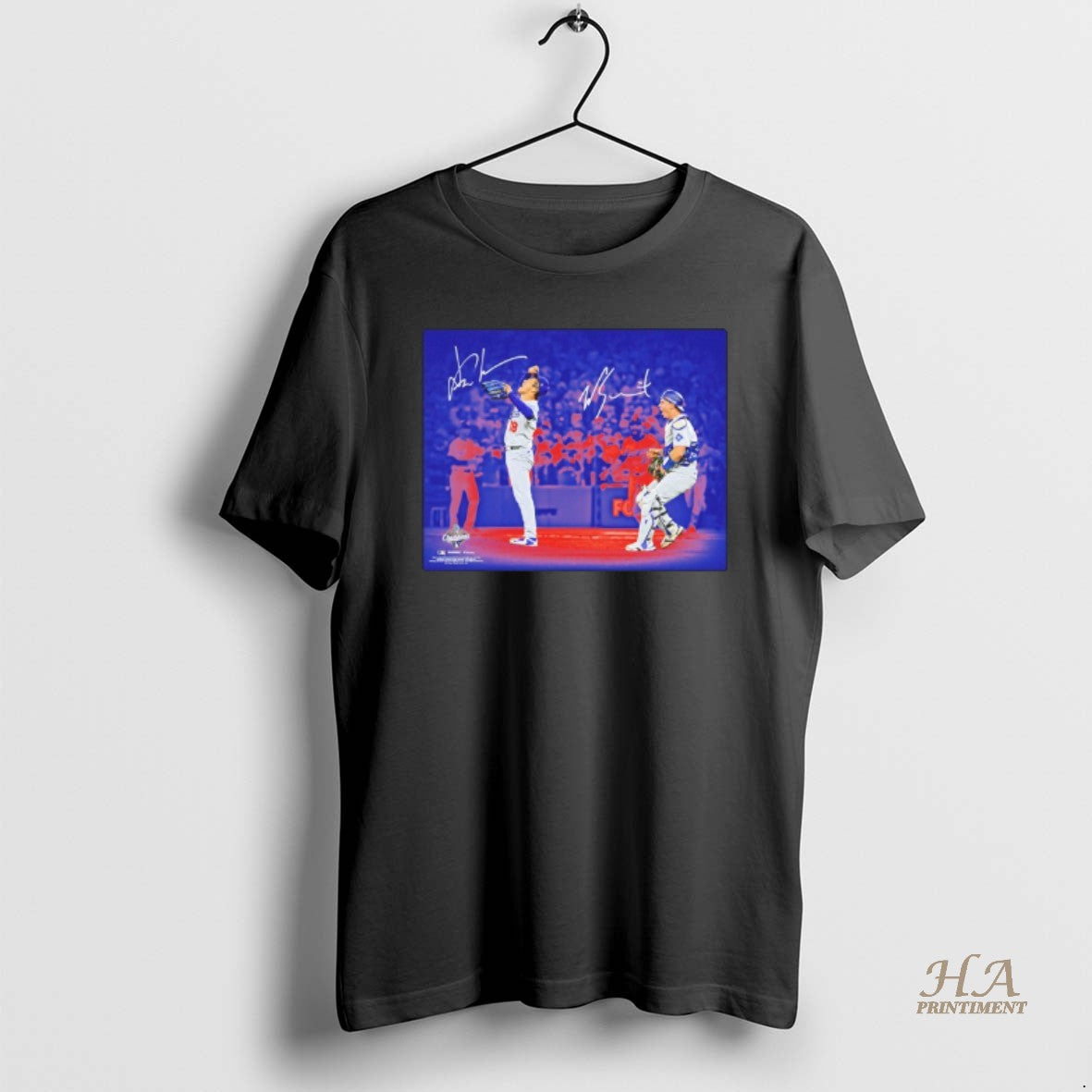 Official Yoshinobu Yamamoto And Will Smith Dodgers 2025 Mlb World Series Champions Autographed Shirt Hoodie Sweatshirt