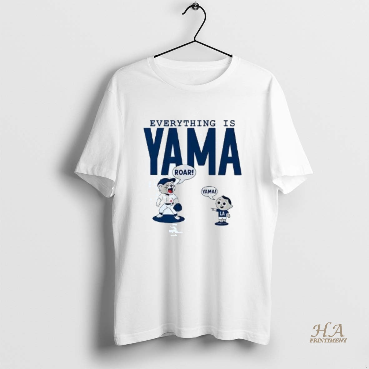 Official Yoshinobu Yamamoto Everything Is Yama La Dodgers Shirt Hoodie Sweatshirt | PurePodTees.com