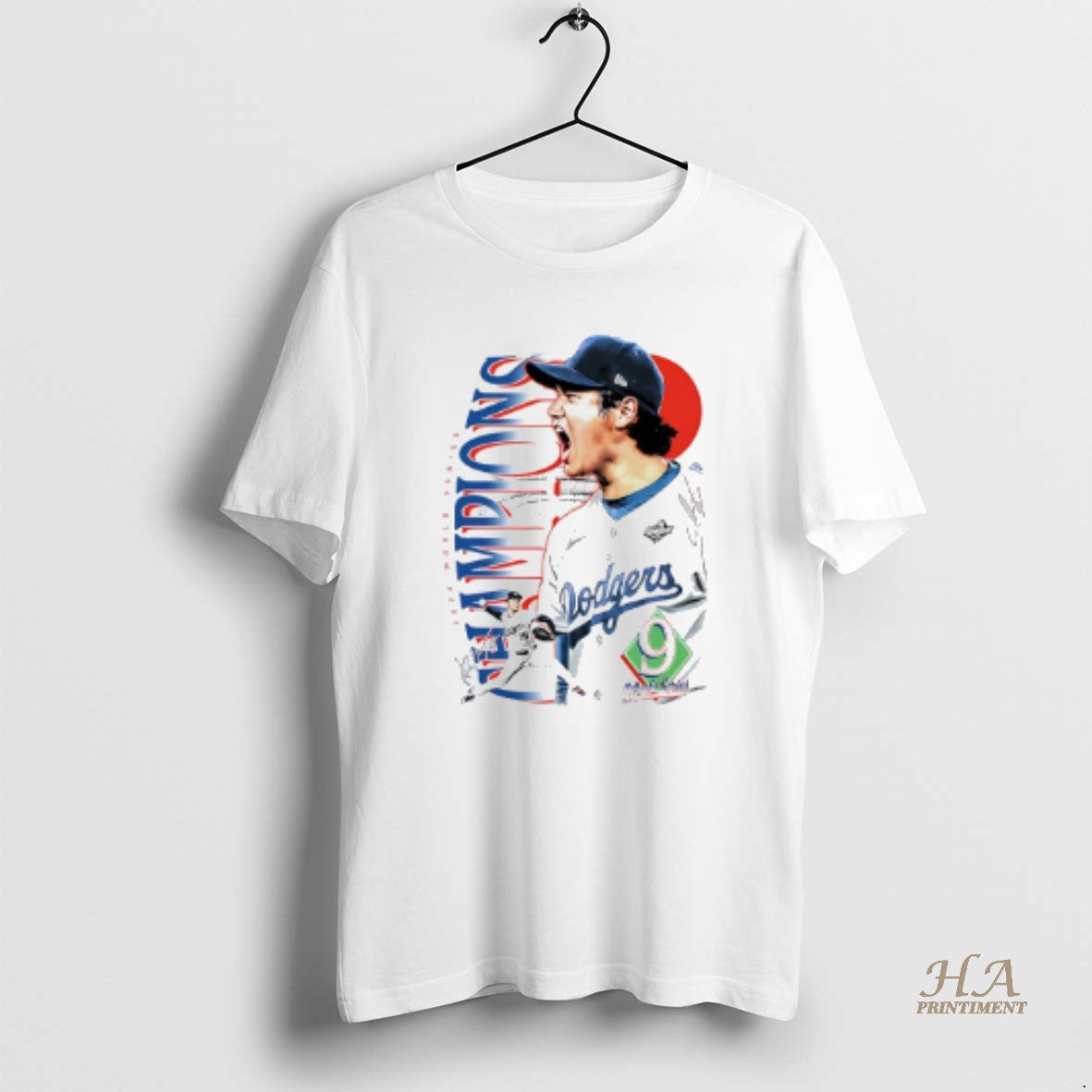 Official Yoshiobu Shohei Samurai La Dodgers 2025 Ws Champions Shirt Hoodie Sweatshirt | PurePodTees.com