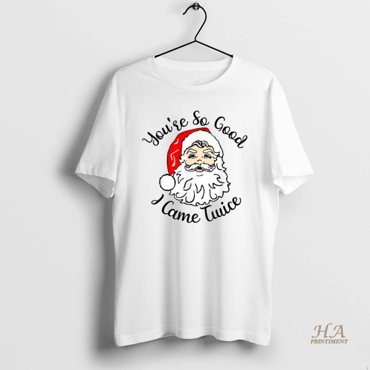 Official Youre So Good I Came Twice Santa Merry Christmas Shirt Hoodie Sweatshirt | PurePodTees.com