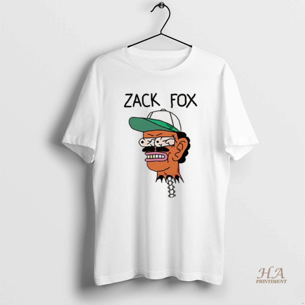 Official Zack Fox Head Bug Eyed Logo Shirt Hoodie Sweatshirt | PurePodTees.com