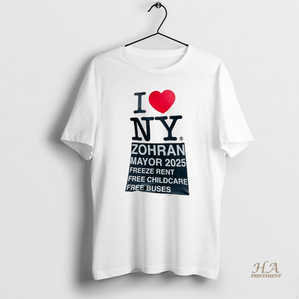 Official Zohran Mamdani I Love Ny Slogan Shirt Hoodie Sweatshirt | PurePodTees.com