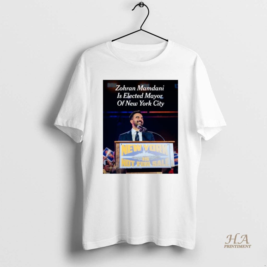 Official Zohran Mamdani Is Elected Mayor Of New York City 2025 Shirt Hoodie Sweatshirt | PurePodTees.com