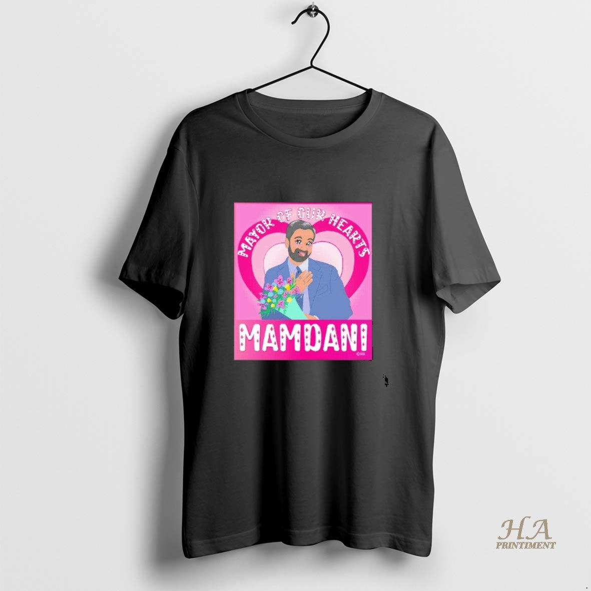 Official Zohran Mamdani Mayor Of Our Hearts Blackshirt Shirt Hoodie Sweatshirt | PurePodTees.com