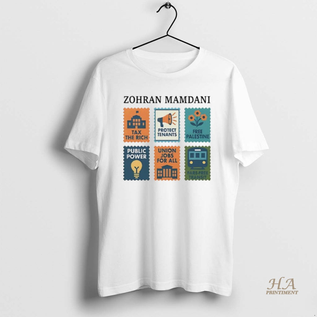 Official Zohran Mamdani Tax The Rich Shirt Hoodie Sweatshirt | PurePodTees.com