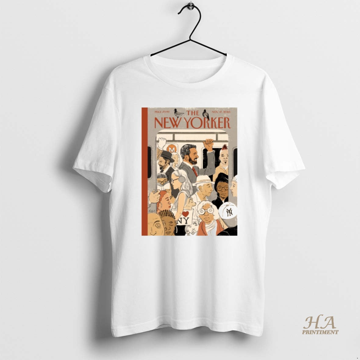 Official Zohran Mamdani The New Yorker Magazine November 17 2025 Shirt Hoodie Sweatshirt | PurePodTees.com