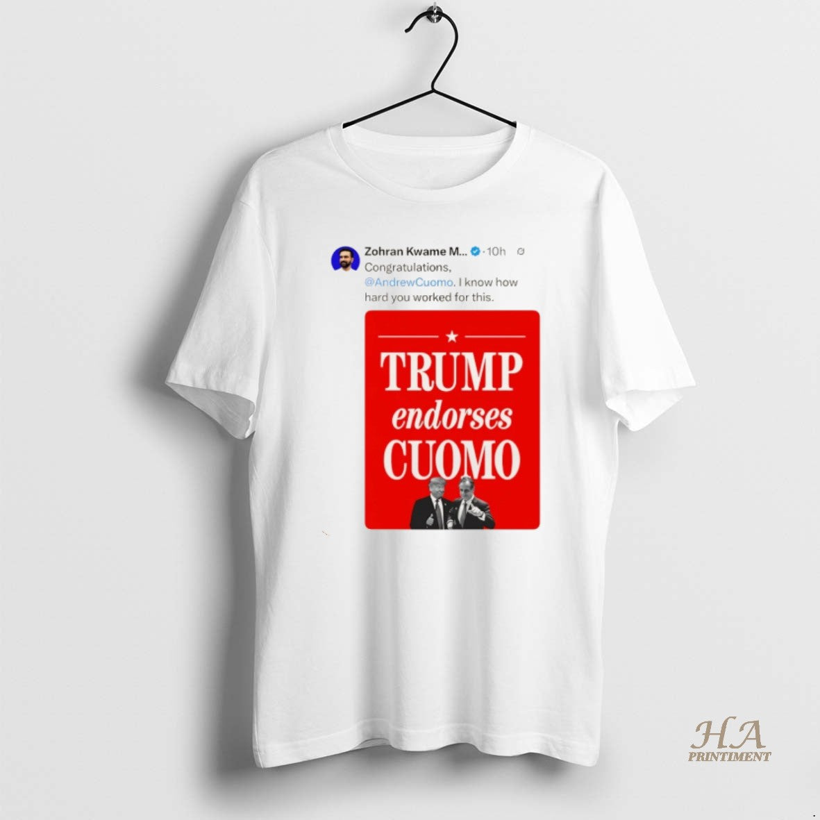Official Zohran Mamdani On X Trump Endorses Cuomo Christmas Shirt Hoodie Sweatshirt | PurePodTees.com