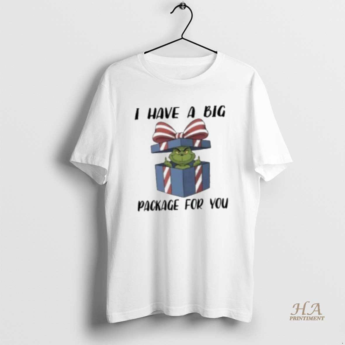 Official Grinch Christmas Gift I Have A Big Package For You Shirts Women Hoodie Sweatshirt | PurePodTees.com