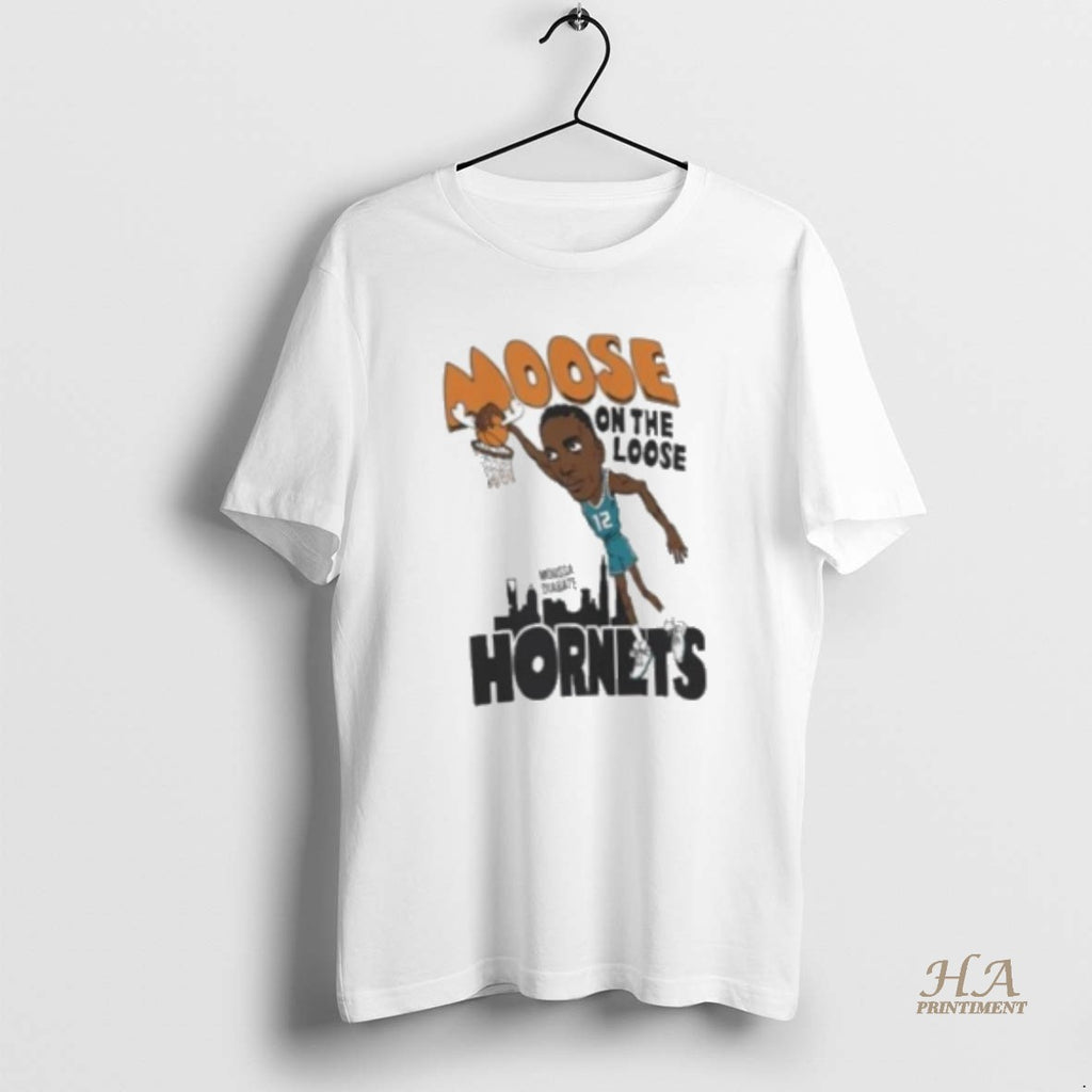 Official Moose On The Loose Hornets Moussa Diabate Shirts Women Hoodie Sweatshirt | PurePodTees.com