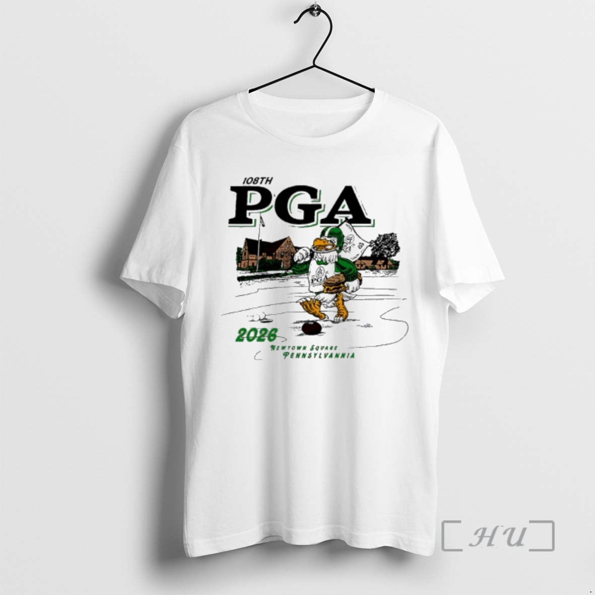 Officials 108th Pga Championship 2026 Joe Eagle Newton Square Mascot Shirt Hoodie Sweatshirt | PurePodTees.com