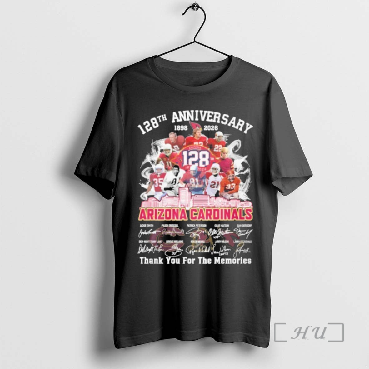 Officials 128th Anniversary 1898 2026 Arizona Cardinals Teams Shirt Hoodie Sweatshirt | PurePodTees.com