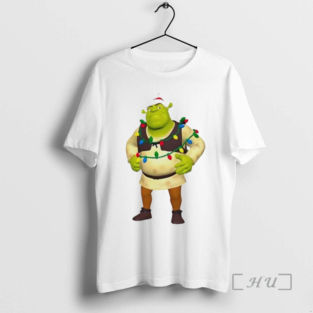 Officials 2025 And To All A Gross Night Shrek Hallmark Ornaments White Premium T Shirts Hoodie Sweatshirt | PurePodTees.com