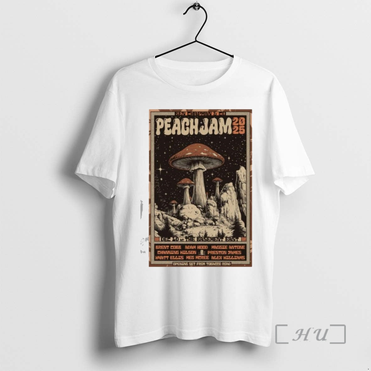 Officials 2025 Ben Chapman Peach Jam With Brent Cobb Shirt Hoodie Sweatshirt | PurePodTees.com