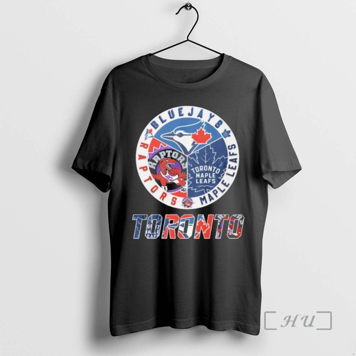 Officials 2025 Blue Jays Maple Leafs And Raptors Logo Shirt Hoodie Sweatshirt | PurePodTees.com