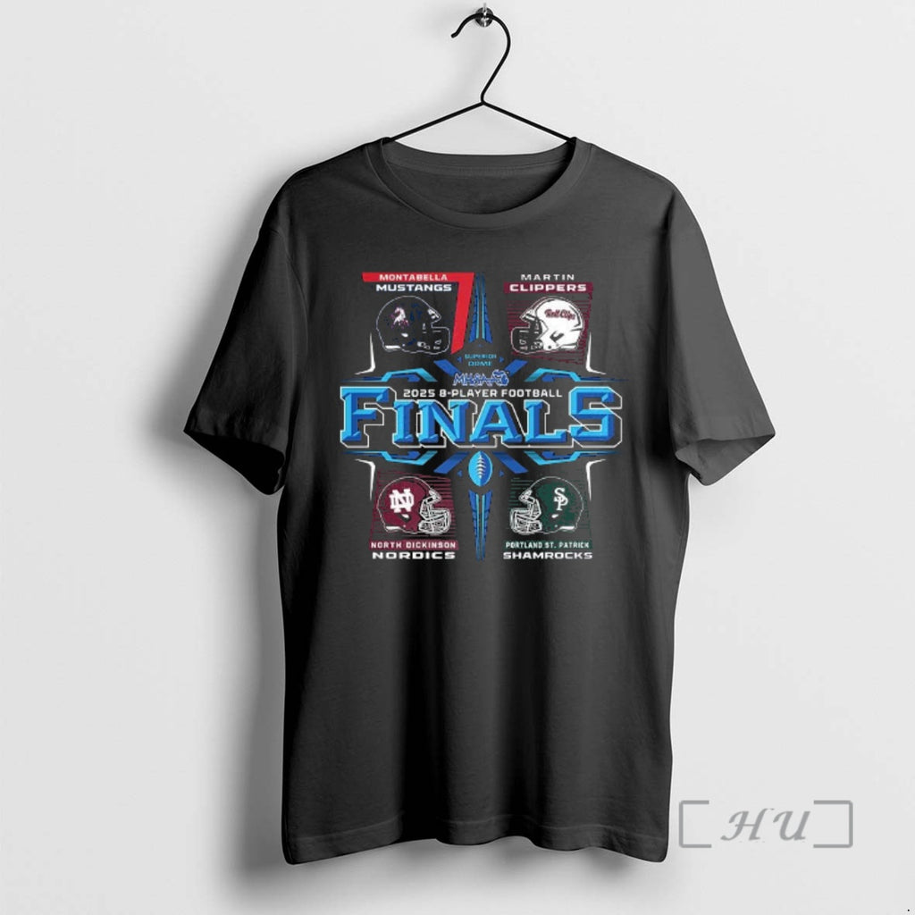 Officials 2025 Mhsaa 8 Player Football Championships Logo Shirt Hoodie Sweatshirt | PurePodTees.com