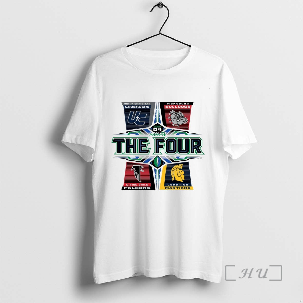 Officials 2025 Mhsaa Football D4 The Four Shirt Hoodie Sweatshirt | PurePodTees.com