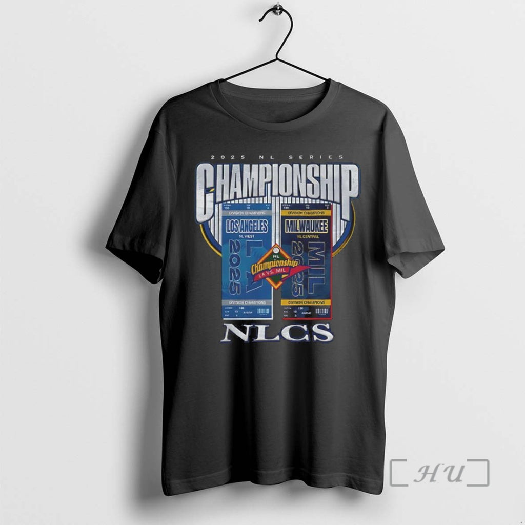 Officials 2025 Nl Series Championship Los Angeles Milwaukee Nlcs La Vs Mil Division Champions Ticket