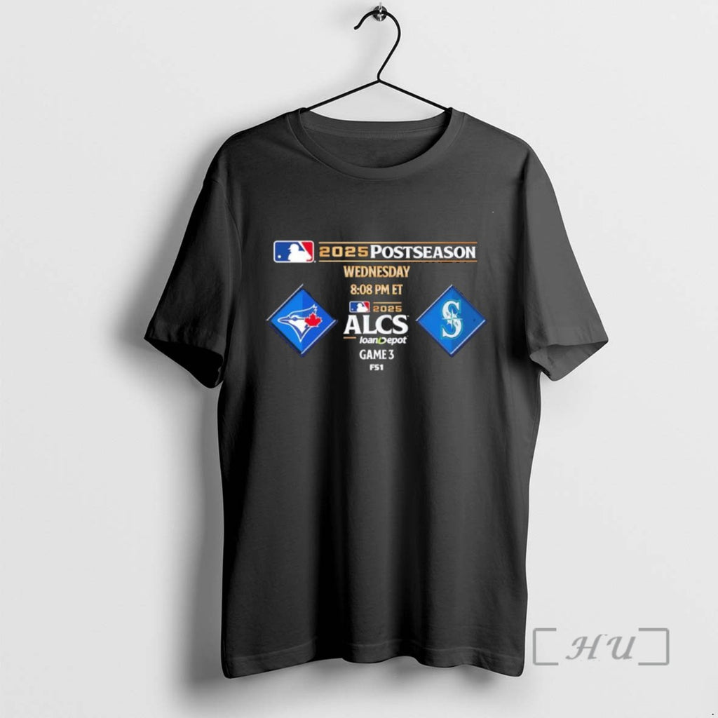 Officials 2025 Postseason Alcs Game 3 Toronto Blue Jays Vs Seattle Mariners T Shirt Sweater