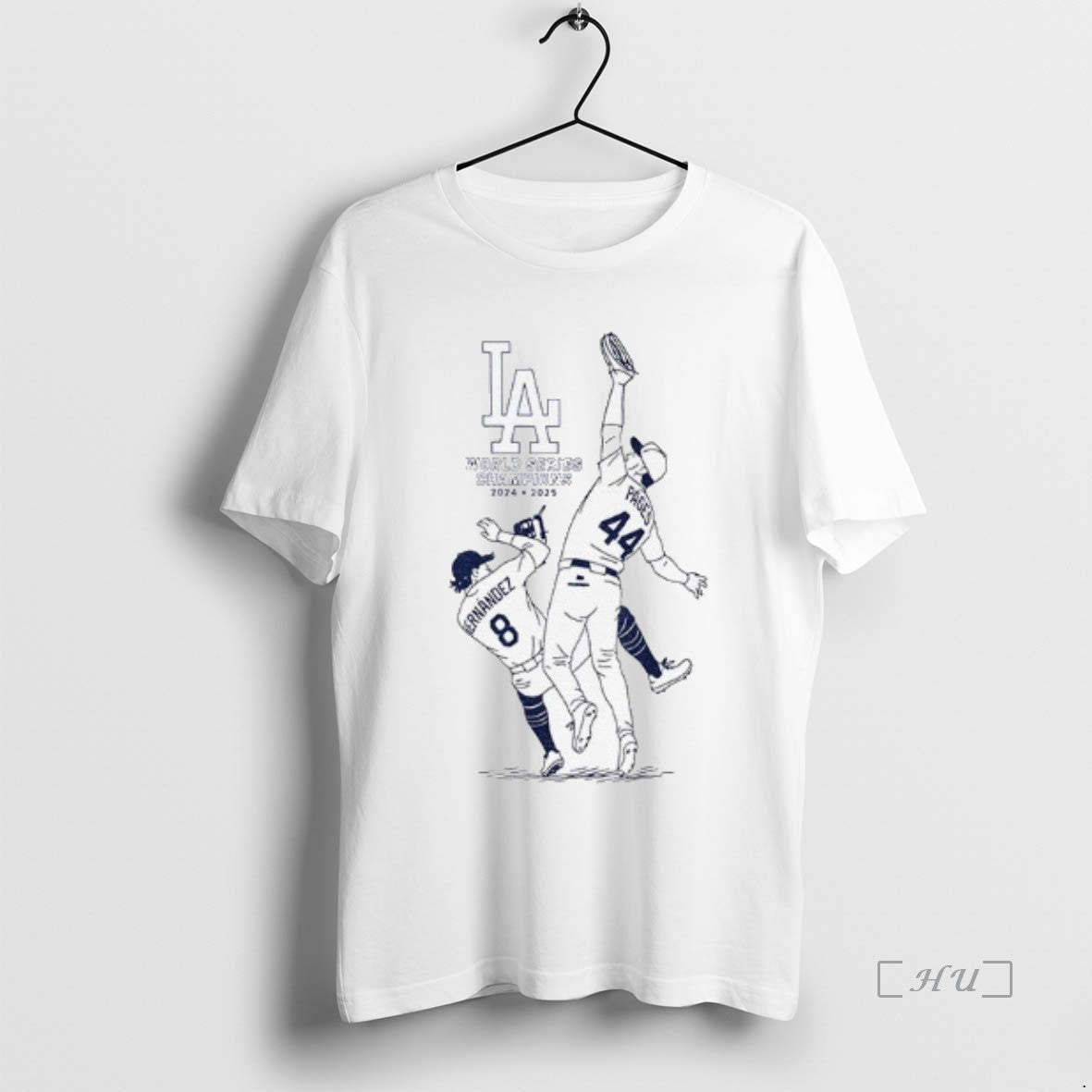 Officials 2025 World Series Champions La Pages And Hernandez Catch Shirt Hoodie Sweatshirt | PurePodTees.com
