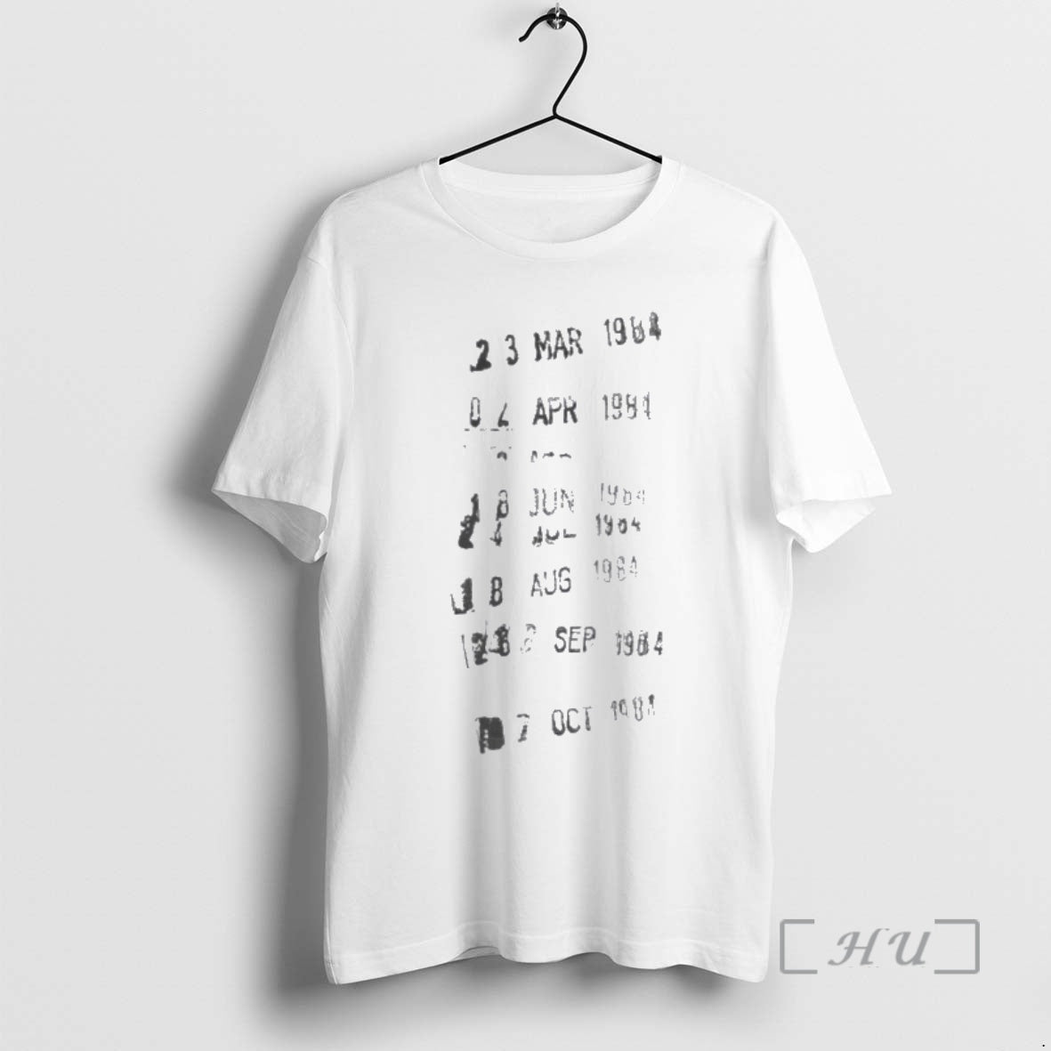 Officials 23 Mar 1984 02 Apr 1984 Library Stamp Shirt Hoodie Sweatshirt | PurePodTees.com