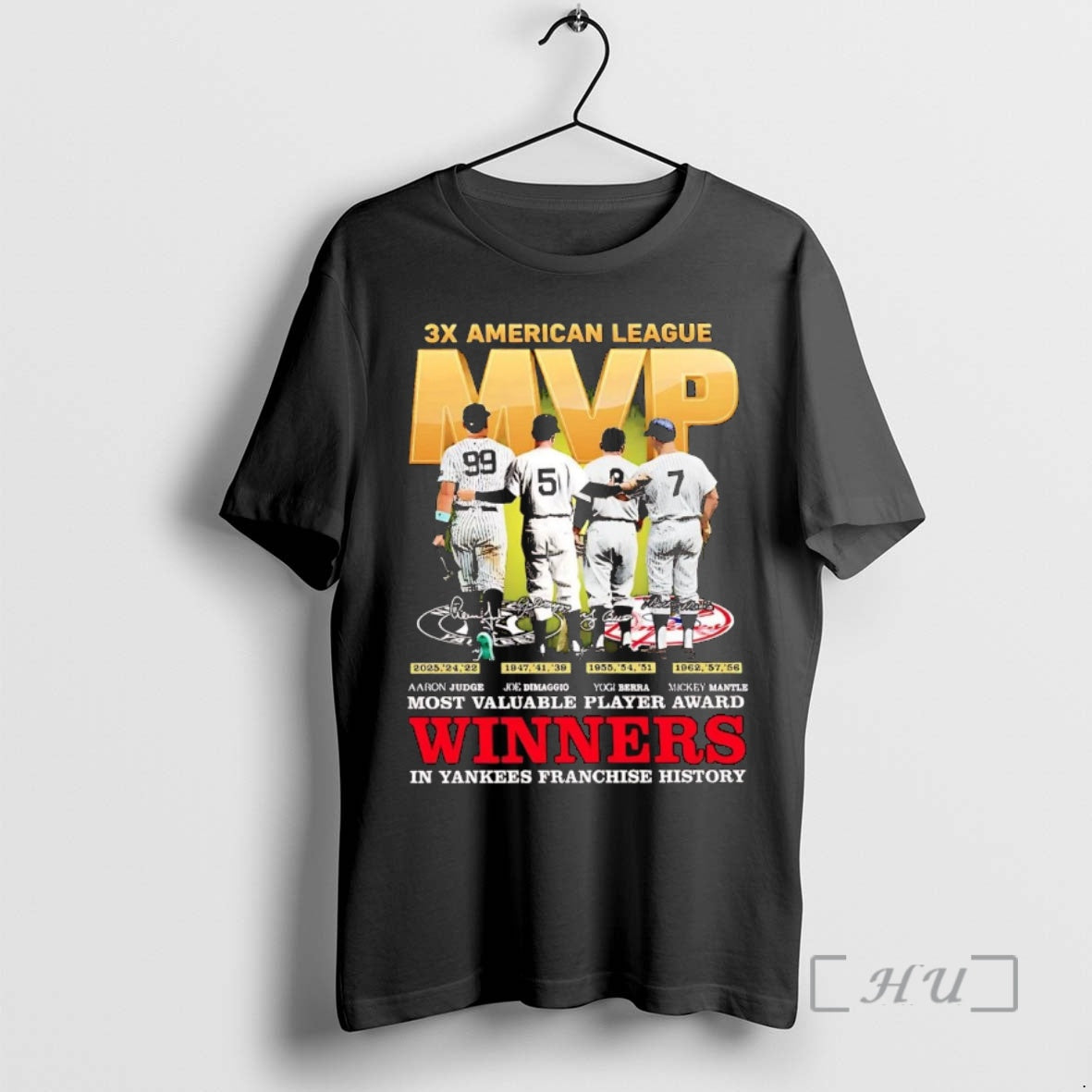 Officials 3x American League Mvp Winners In Yankees Franchise History Shirt Hoodie Sweatshirt | PurePodTees.com