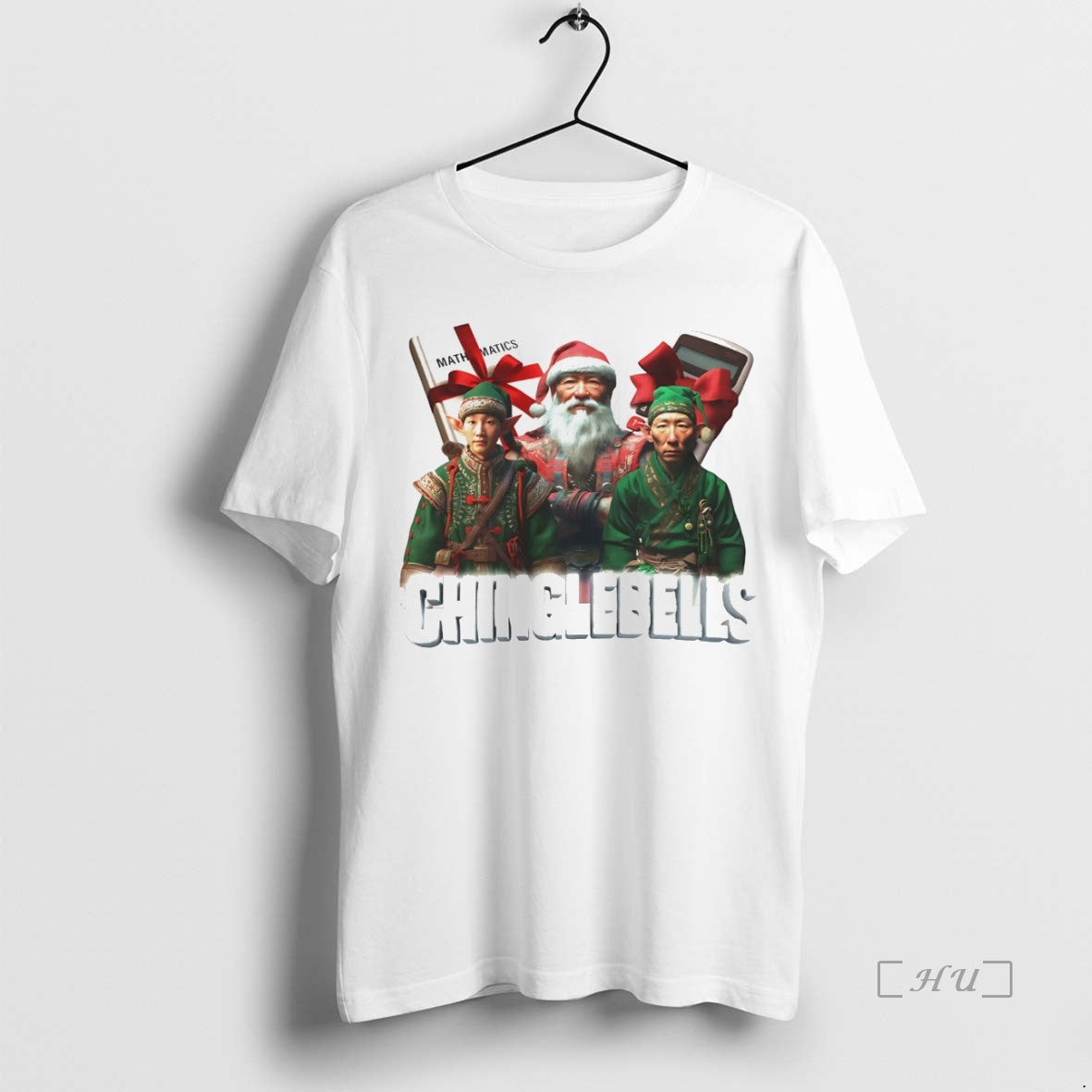 Officials 6ljxk2kf Chinglebells Jingle Bells Christmas White Shirt Hoodie Sweatshirt | PurePodTees.com