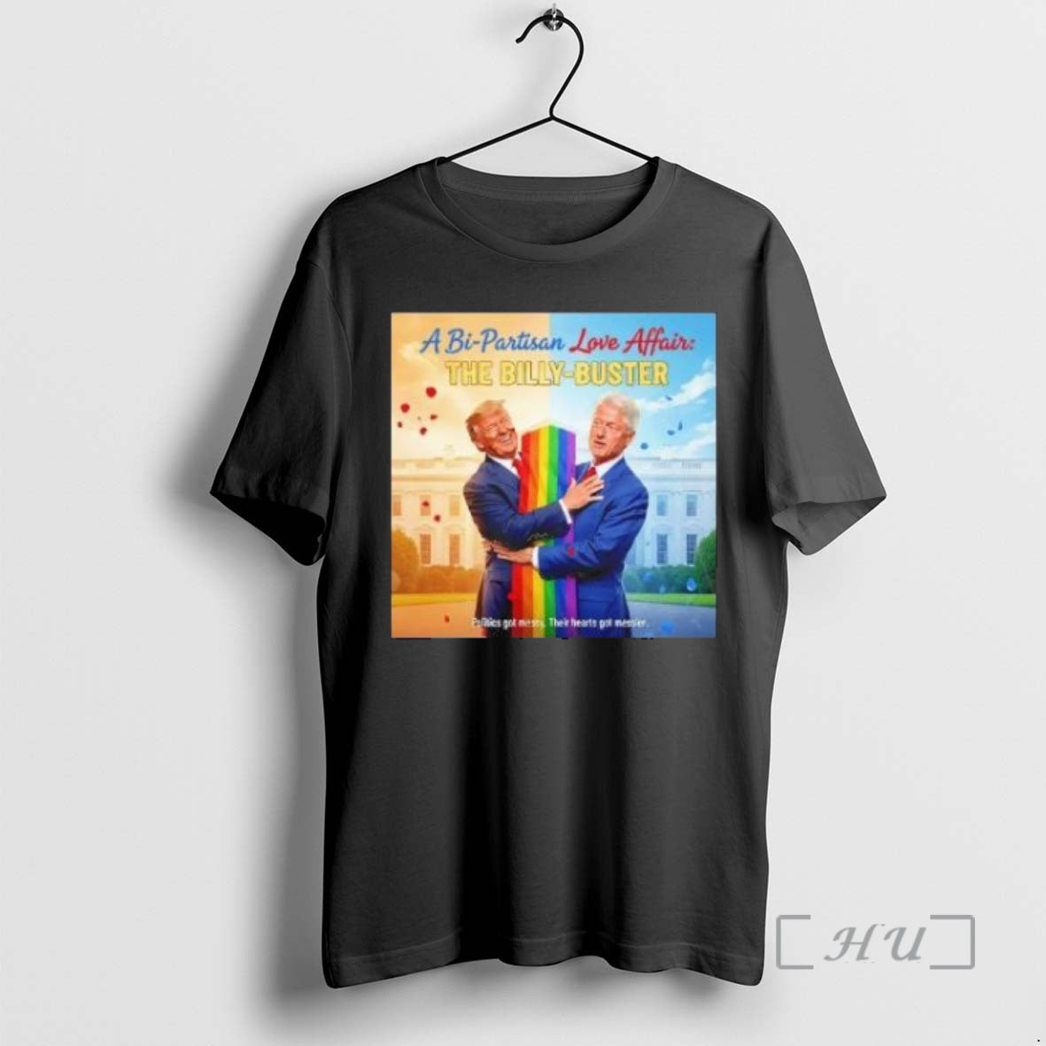 Officials A Bi Partisan Love Affair The Billy Buster Trump And Bill Clinton Trump Bubba Shirt Hoodie Sweatshirt