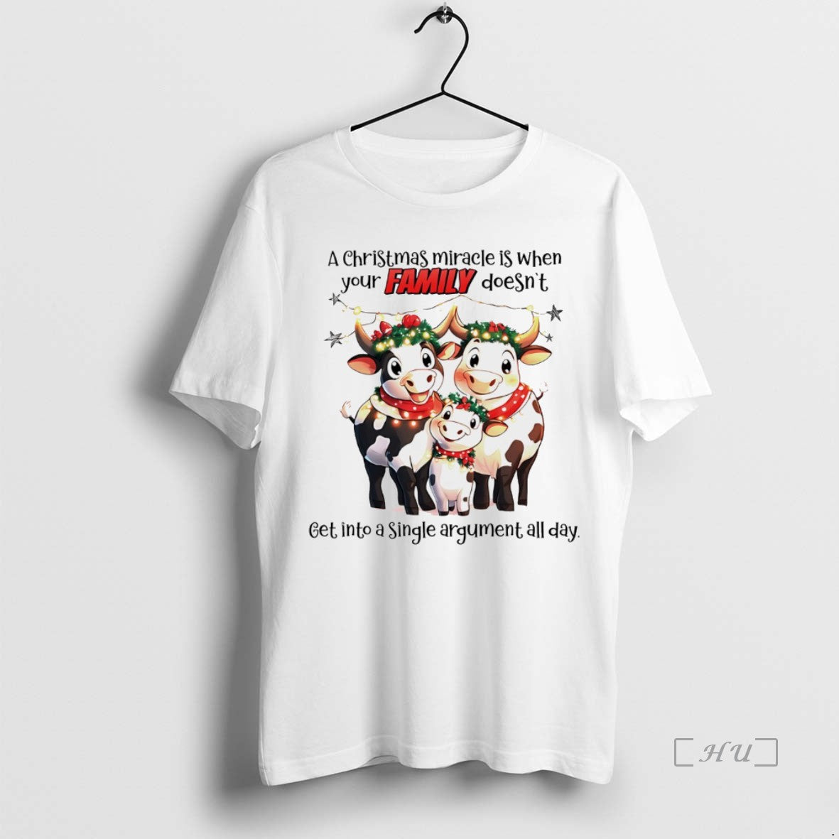 Officials A Christmas Miracle Is When Your Family Doesnt Get Into A Single Argument All Shirt Hoodie Sweatshirt
