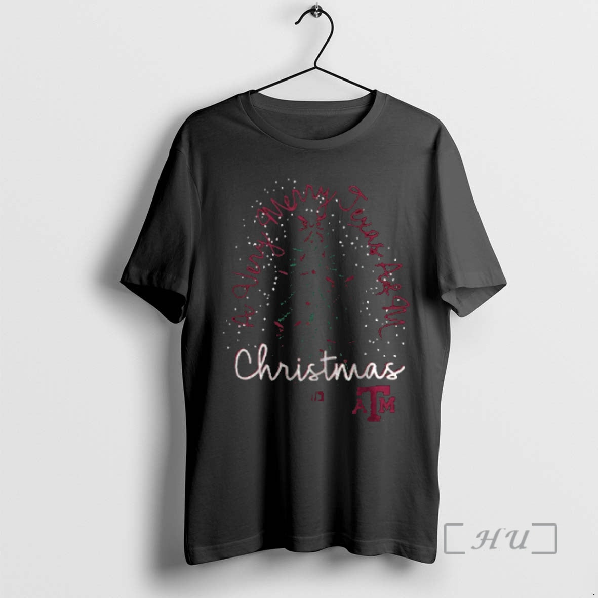 Officials A Very Merry Texas A And M Aggies Christmas Tree Bow Premium T Shirts Hoodie Sweatshirt | PurePodTees.com