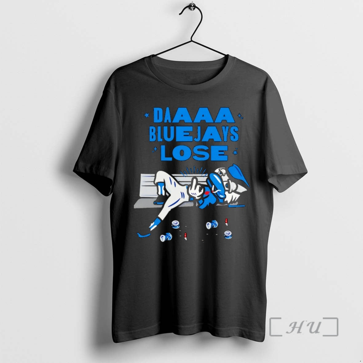 Officials Ace Toronto Blue Jays Mascot Middle Finger Daaaa Blue Jays Lose Christmas Premium Shirt Hoodie Sweatshirt