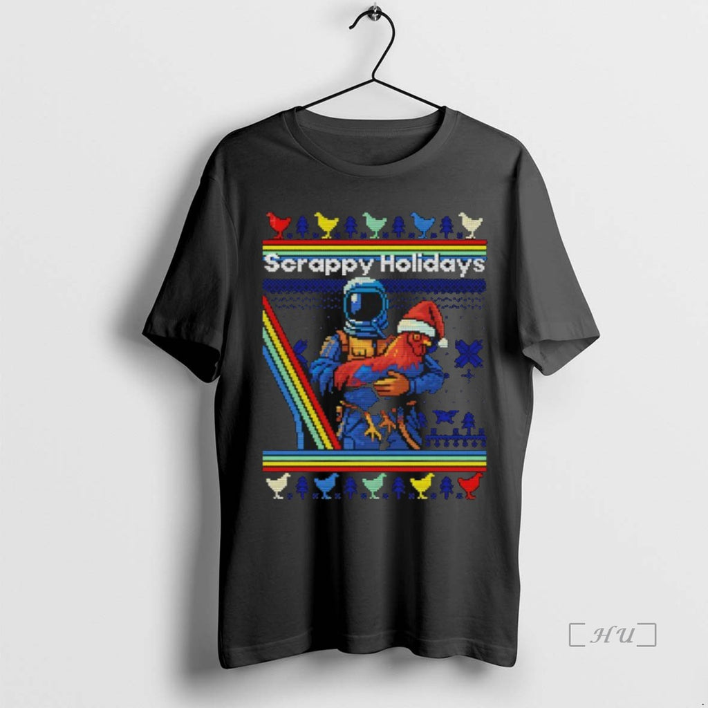 Officials Arc Raiders Scrappy Holidays Ugly Christmas Shirt Hoodie Sweatshirt | PurePodTees.com