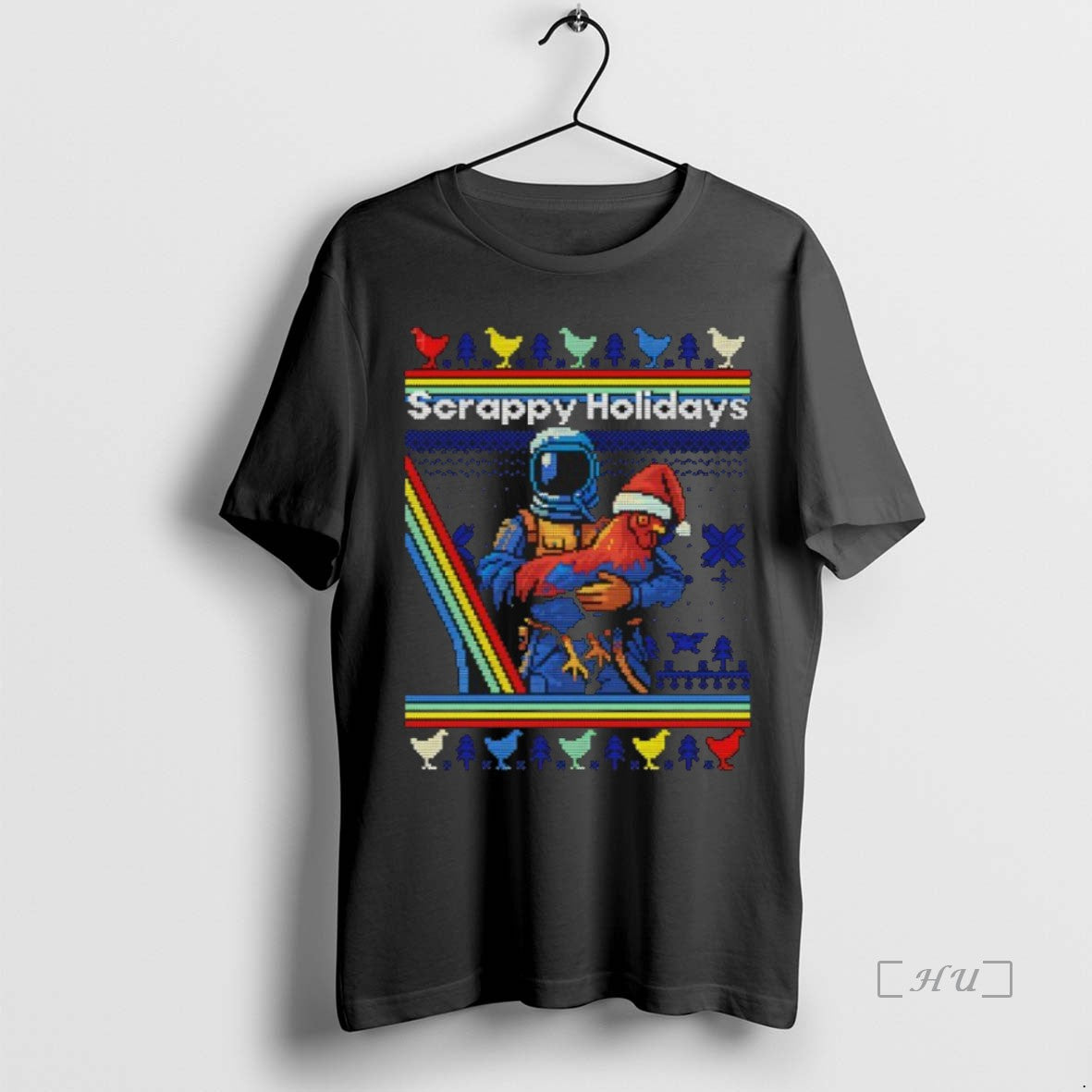 Officials Arc Raiders Scrappy Holidays Ugly Christmas Shirt Hoodie Sweatshirt | PurePodTees.com