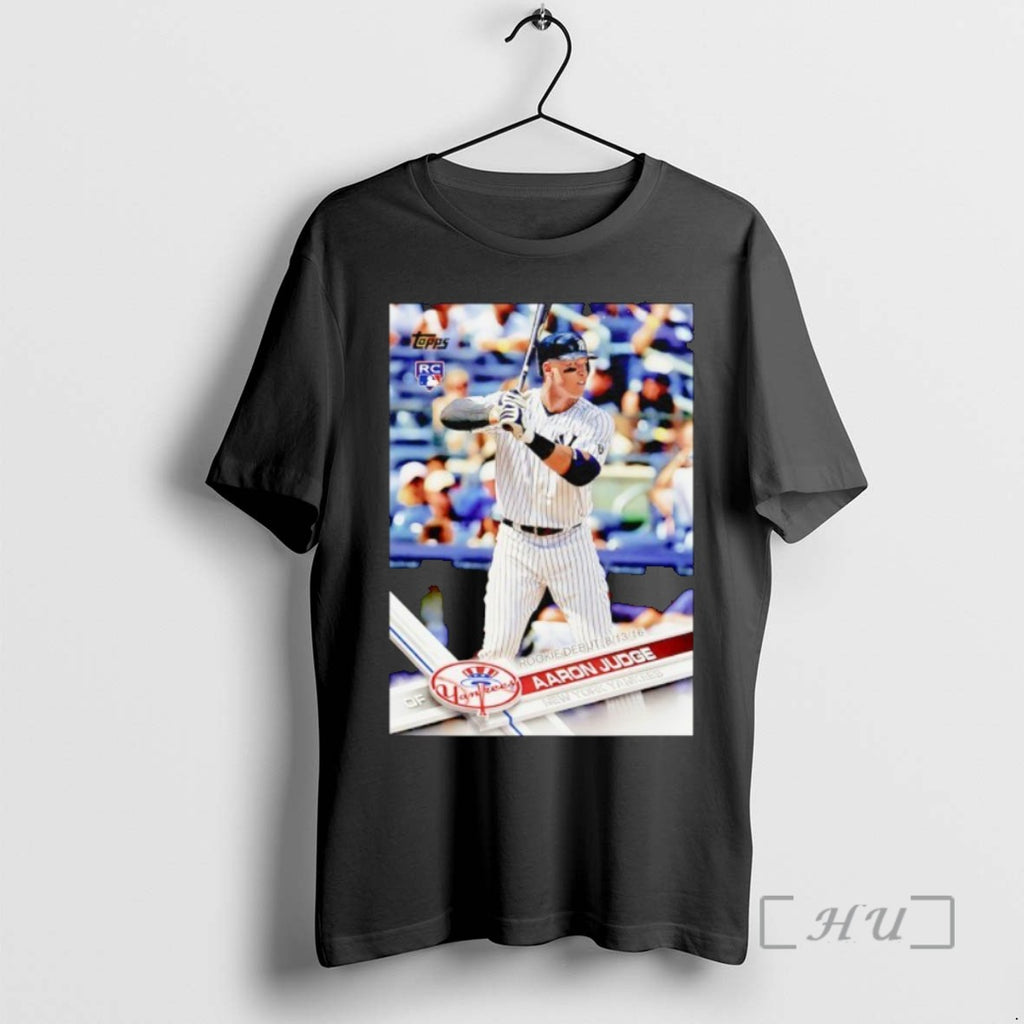 Officials Aaron Judge New York Yankees Baseball Card Player T Shirt Sweater