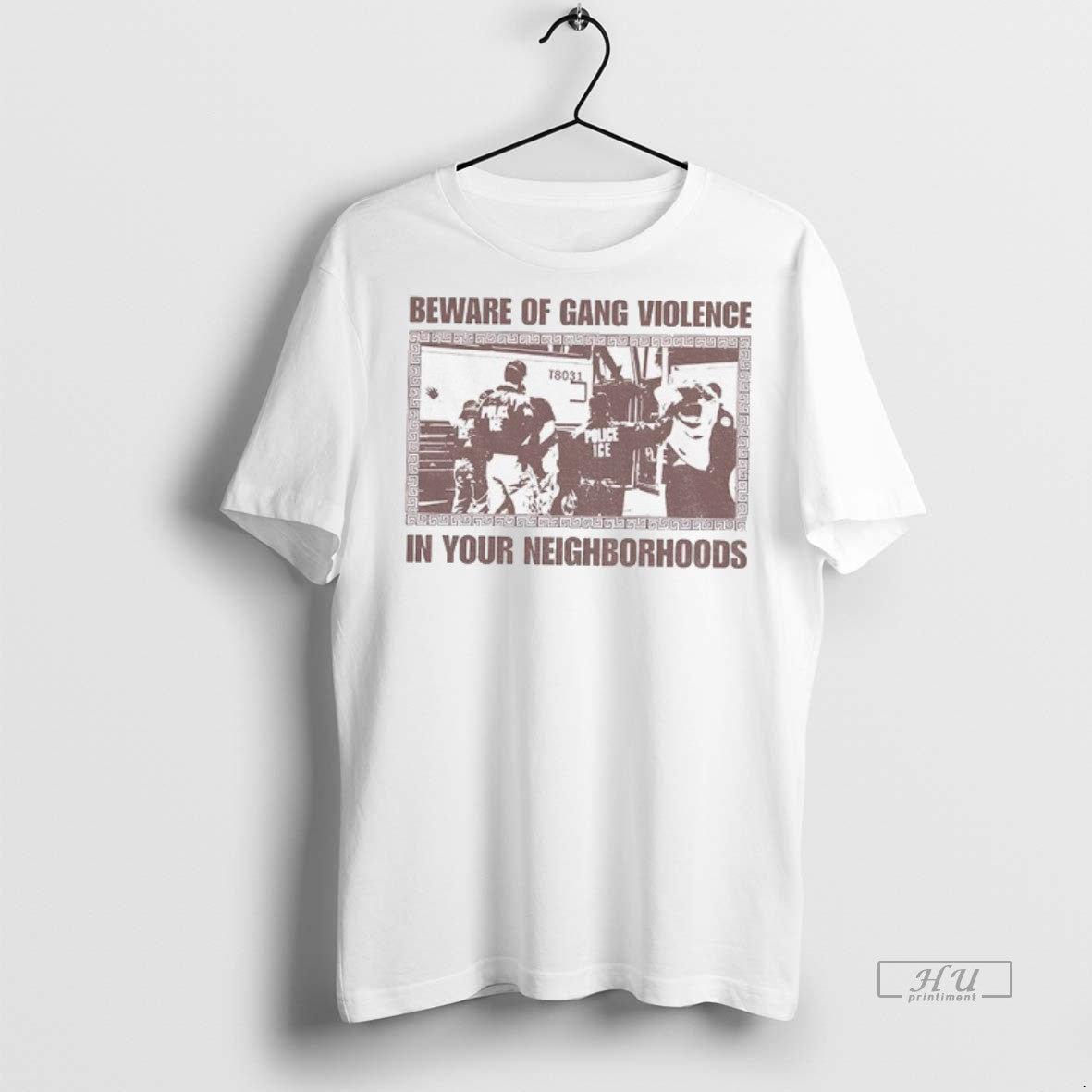 Officials Abolish Ice Chinga La Migra Beware Of Gang Violence In Your Neighborhoods Vintage Premium Shirt Hoodie Sweatshirt