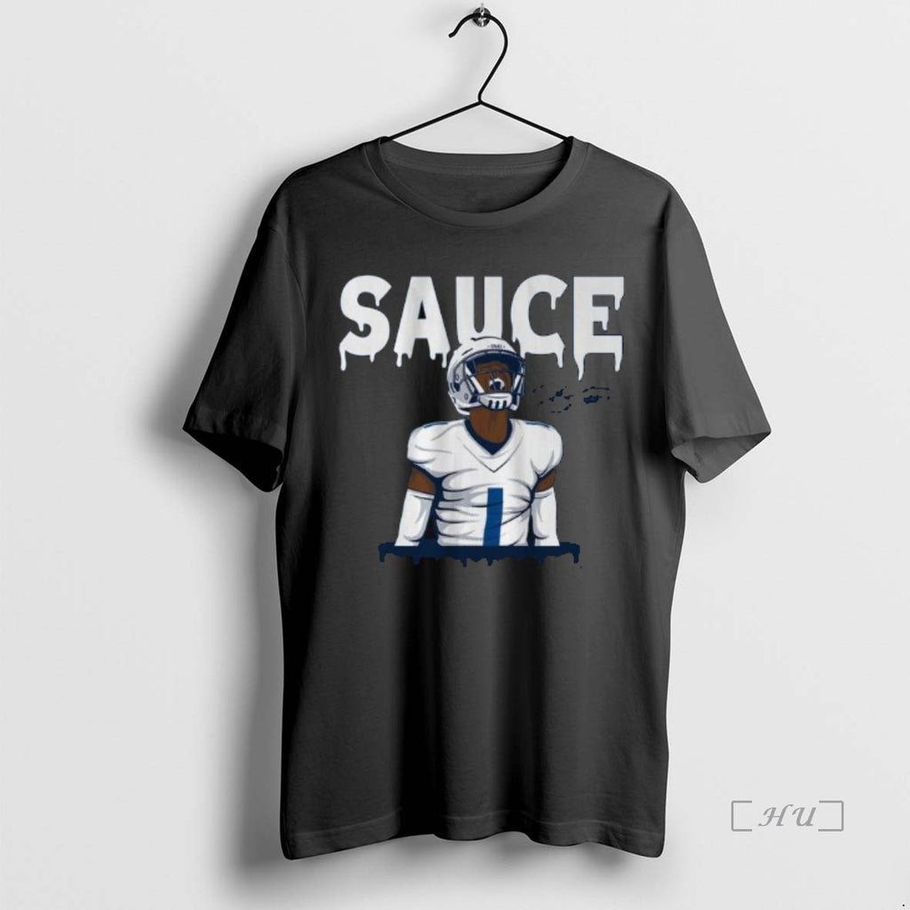Officials Ahmad Sauce Gardner The Drip Indy Long Sleve Shirt Hoodie Sweatshirt | PurePodTees.com
